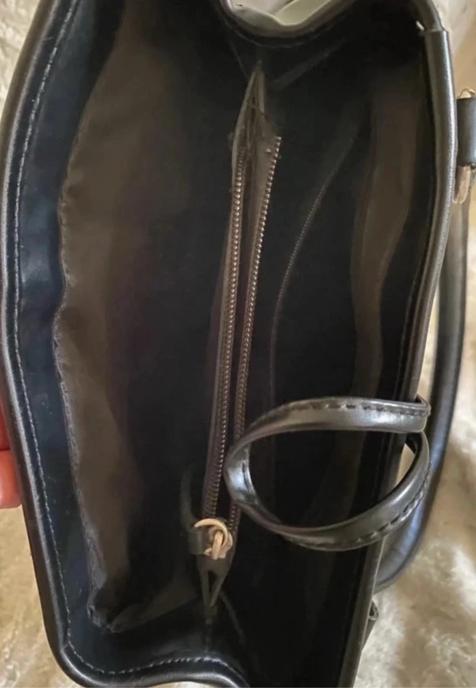 Bolsa de mão preta feminina sacola usada no ombro elegante chique escritório diário – photo 6